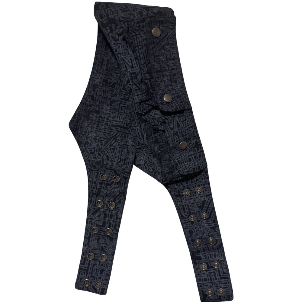 Black Patterned cargo belt